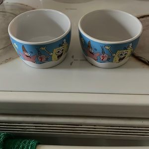 Two SpongeBob bowls